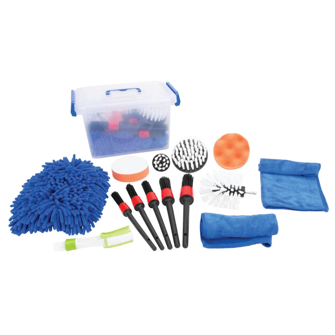 W4992 – PERFORM TOOL Detailing Brush, Interior/ Exterior With Three White Soft Bristle Power Tool Brushes: 2 Inch/ 4 ...